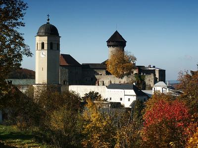 A view of Sovinec castle