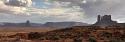 Dusk at Monument Valley